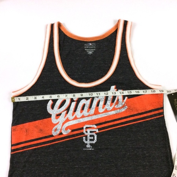 San Francisco Giants Retro Baseball Ringer Tank - Picture 4 of 5